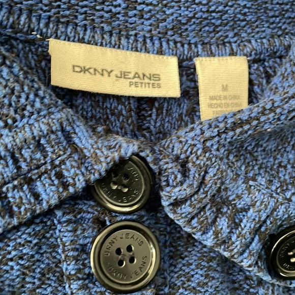 DKNY Jeans Blue Knit Sweater - Picture 4 of 7